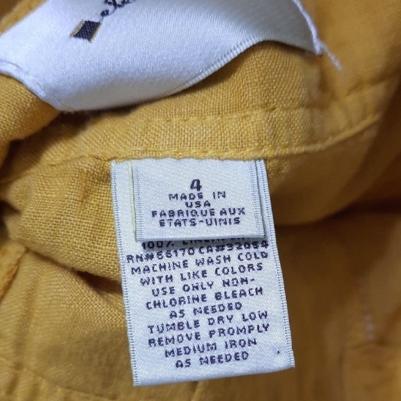 Elevenses Gold/Yellow Wide Leg Pants - Picture 3 of 13